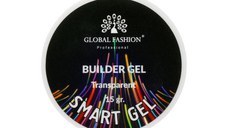 Gel pentru constructie unghii, Global Fashion, Smart Gel, bifazat, 15 g, Transparent