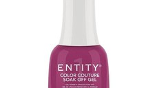 Gel Pigmentat pentru Unghii - Entity Color Couture Soak Off Gel, nuanta "Rosy & Riveting", 15 ml