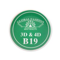 Gel UV 4D plastilina, gel plastart, Global Fashion, B19, 7g, mint - 1