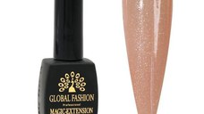 Gel UV pentru constructie, Magic Extension 12 ml, cu glitter, Nude 10