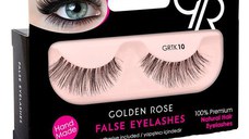 Gene False Banda din Par Natural 10 cu Mini Adeziv Inclus Golden Rose