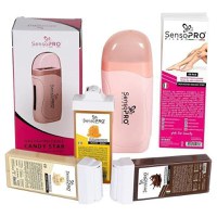 Kit Epilare My Chocolate Passion + Cadou Rezerva Ceara aplicator Ingust ( Incalzitor + Rezerva 2x100 ml + Benzi 50 buc ) - 1