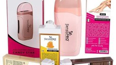 Kit Epilare My Chocolate Passion + Cadou Rezerva Ceara aplicator Ingust ( Incalzitor + Rezerva 2x100 ml + Benzi 50 buc )