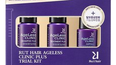 Kit Tratament Impotriva Incaruntirii si Caderii Parului - Rut Hair Ageless Clinic Trial Kit, Travel Size, 1 pachet