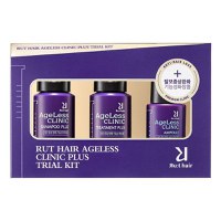 Kit Tratament Impotriva Incaruntirii si Caderii Parului - Rut Hair Ageless Clinic Trial Kit, Travel Size, 1 pachet - 1