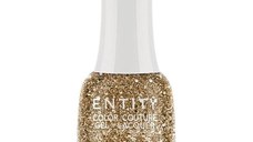 Lac de Unghii cu Efect de Gel - Entity Color Couture Gel - Lacquer, nuanta "Drops Of Gold", 15 ml