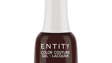 Lac de Unghii cu Efect de Gel - Entity Color Couture Gel - Lacquer, nuanta "Leather and Lace", 15 ml