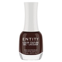 Lac de Unghii cu Efect de Gel - Entity Color Couture Gel - Lacquer, nuanta &quot;Leather and Lace&quot;, 15 ml - 1