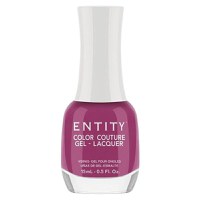 Lac de Unghii cu Efect de Gel - Entity Color Couture Gel - Lacquer, nuanta "Rose &amp; Riveting", 15 ml - 1