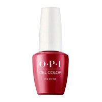 Lac de Unghii Semipermanent - OPI Gel Color Red Hot Rio, 15 ml - 1