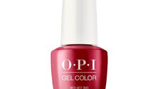 Lac de Unghii Semipermanent - OPI Gel Color Red Hot Rio, 15 ml