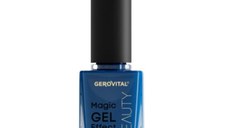 Lac pentru unghii Gerovital Beauty Magic Gel Effect Nuanta 23 Albastru, 11ml