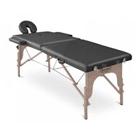 Masa de Masaj Portabila din Lemn FMA201A, Negru - Beautyfor Portable Wooden Massage Table FMA201A, Black, 1 buc - 1
