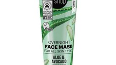 Masca de Noapte pentru Toate Tipurile de Ten cu Aloe Vera si Avocado Organic Shop, 75 ml