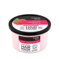Masca de Par Bio pentru Volum - Organic Shop Volumising Hair Mask Raspberry &amp; Acai, 250 ml - 1