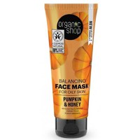 Masca Echilibranta pentru Tenul Gras cu Dovleac si Miere Organic Shop, 7 5ml - 1