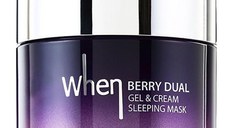 Masca Gel si Crema Regeneranta pentru Noapte When, 30 ml