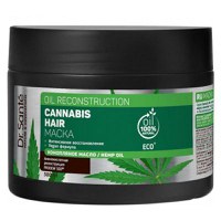 Masca Intens Reconstructoare pentru Par Deteriorat cu Ulei de Canepa Dr. Sante, 300 ml - 1