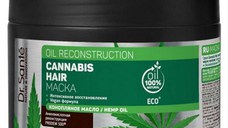 Masca Intens Reconstructoare pentru Par Deteriorat cu Ulei de Canepa Dr. Sante, 300 ml