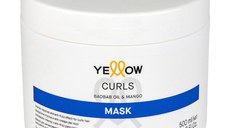 Masca pentru Parul Cret - Alfaparf Milano Yellow Curls Mask with Baobab Oil & Mango, 500 ml