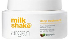 Masca Tratament cu Ulei de Argan pentru Toate Tipurile de Par - Milk Shake Argan Deep Treatment, 200 ml