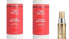 Oferta Black Friday 2025: 2 x Sampon pentru Par Vopsit cu Fir Gros - Wella Professionals Invigo Color Brilliance Coarse, 1000 ml + Ulei Reconstructiv, 30 ml