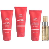 Oferta Black Friday 2025: 3 x Balsam pentru Par Vopsit cu Fir Subtire/Normal - Wella Professionals Invigo Color Brilliance Fine/Normal, 200 ml + Ulei Reconstructiv, 30 ml - 1