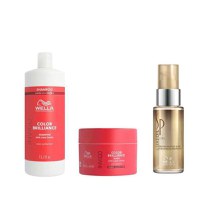 Oferta Black Friday 2025: Wella Professionals Invigo Color Brilliance Coarse: Sampon 1000 ml, Masca 150 ml + Ulei Reconstructiv 30 ml - 1