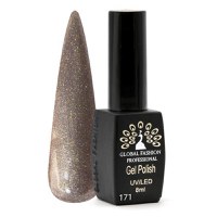 Oja semipermanenta Black Elite, Global Fashion 8 ml, Maro 171 - 1