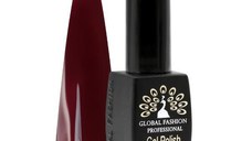 Oja semipermanenta Black Elite, Global Fashion, 8 ml, Rosu bordo 018