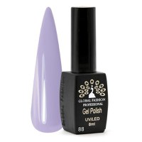 Oja semipermanenta, Global Fashion, Black Elite, 8 ml, Violet 088 - 1