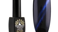 Oja semipermanenta, Global Fashion, Cat Eye, 8ml, Albastru 30