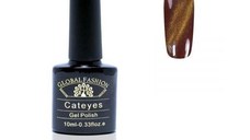 Oja semipermanenta, Global Fashion, Cat Eyes, 10 ml, Maro 65