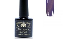 Oja semipermanenta, Global Fashion, Cat Eyes, 10 ml, Violet 67