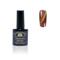Oja semipermanenta, Global Fashion, Cat Eyes, 10ml, Maro 50 - 1