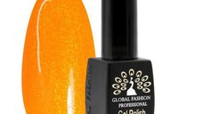 Oja semipermanenta, Global Fashion, Disco Summer 8 ml, Portocaliu 04