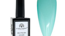 Oja semipermanentă Global Fashion, Gel polish Elite Glow 15 ml, 100