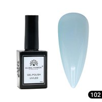 Oja semipermanentă Global Fashion, Gel polish&nbsp;Elite Glow 15&nbsp;ml,&nbsp;102 - 1