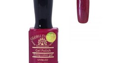 Oja semipermanenta, Global Fashion, Premium, 15 ml, Rosu 105