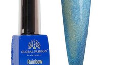 Oja semipermanenta, Global Fashion, Rainbow Laser Cat Eyes, 8ml, Albastru 04