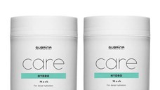 Pachet 2 x Masca Hidratanta pentru Par Uscat - Subrina Professional Care Hydro Mask, 500 ml
