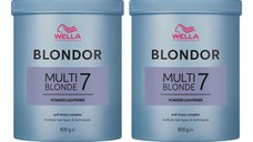 Pachet 2 x Pudra Decoloranta - Wella Professionals Blondor Multi Blonde Powder 800 gr