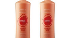 Pachet 2 x Sampon Energizant pentru Par Fin si Slabit - Fanola Vitamins Energy BE Complex Shampoo, 1000 ml