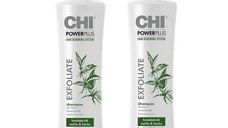Pachet 2 x Sampon Exfoliant - CHI Farouk Power Plus Exfoliate Shampoo, 355ml