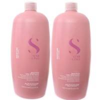 Pachet 2 x Sampon Hidratant pentru Par Uscat - Alfaparf Milano Semi Di Lino Moisture Nutritive Low Shampoo, 1000ml - 1