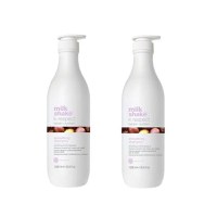 Pachet 2 x Sampon pentru Netezire cu Keratina - Milk Shake K-Respect Keratin System Smoothing Shampoon, 1000 ml - 1