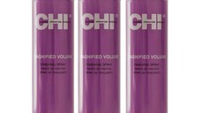Pachet 3 x Fixativ CHI Farouk Magnified Volume Finishing Spray 340g