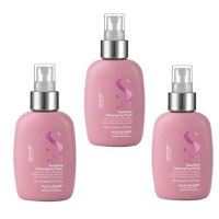 Pachet 3 x Fluid Tratament Hidratant de Descurcare pentru Par Uscat - Alfaparf Milano Semi Di Lino Moisture Nutritive Detangling Fluid, 125ml - 1