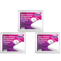 Pachet 3 x Huse Protectie Tetiera din Material Netesut de Unica Folosinta - Beautyfor Non-woven Disposable Headrest Covers, 50 buc - 1