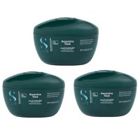 Pachet 3 x Masca de Reconstructie Par Deteriorat de la Mediu la Gros - Alfaparf Milano Semi Di Lino Reconstruction Reparative Mask A - Z Bond Complex, 200 ml - 1